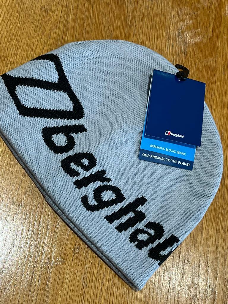 Berghaus Blocks Beanie Grey Reversible 